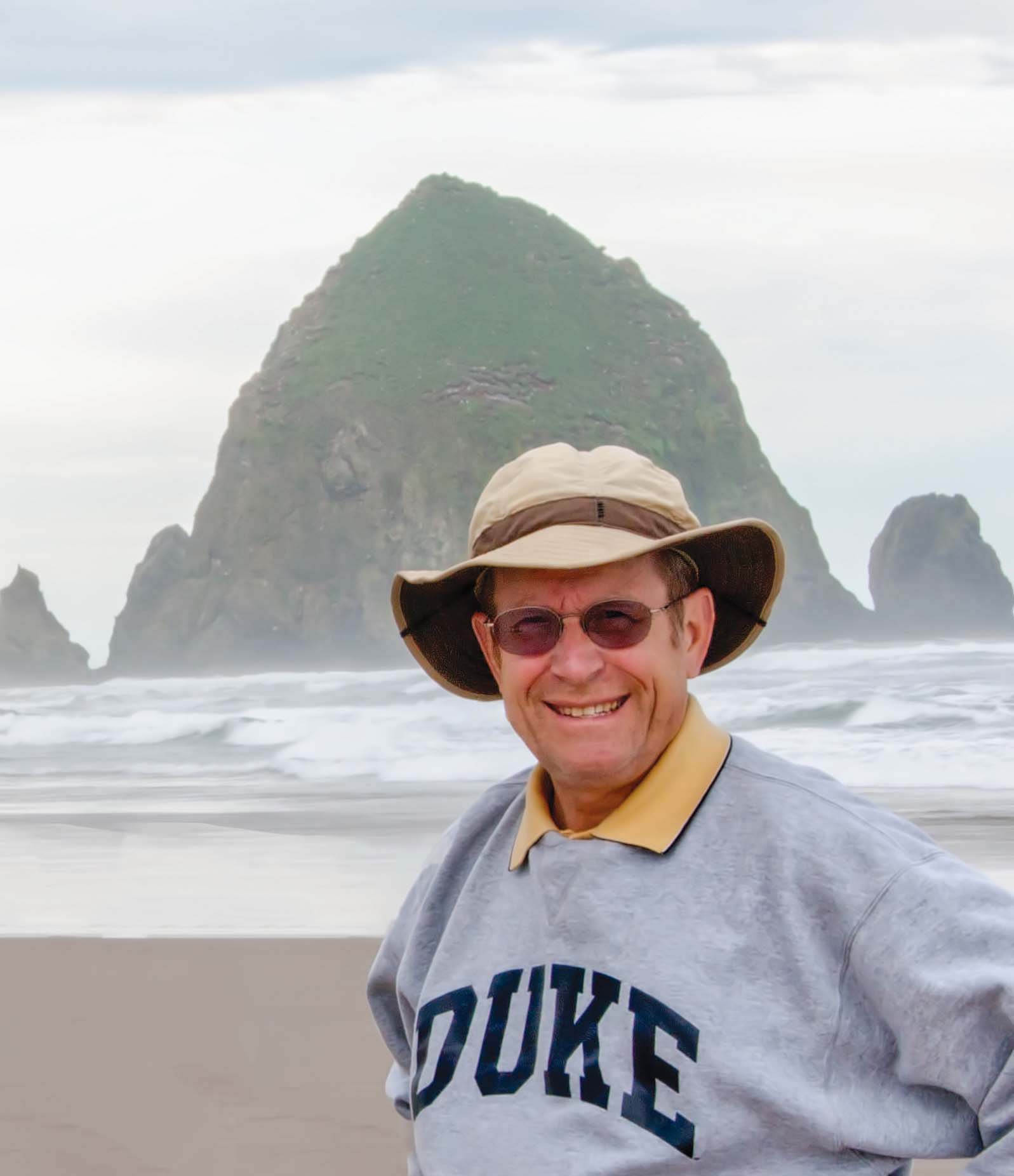 Rick Fisher portrait on a seashore