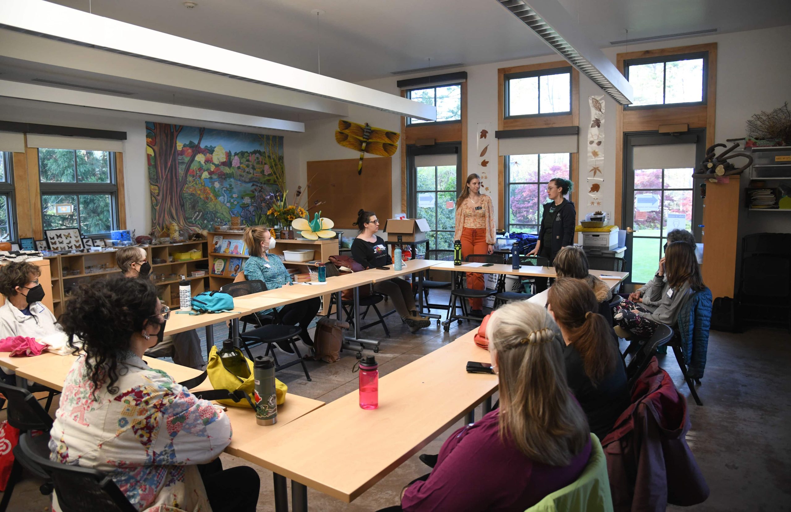 Tigerlily co-led the dyeing workshop with Kati Henderson, the Gardens’ university partnerships and community engagement program coordinator.